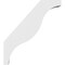 Ekena Millwork 6-in. W x 32-in. D x 36-in. H Funston Architectural Grade PVC Knee Brace BRCP06X32X36FST - alternate 5